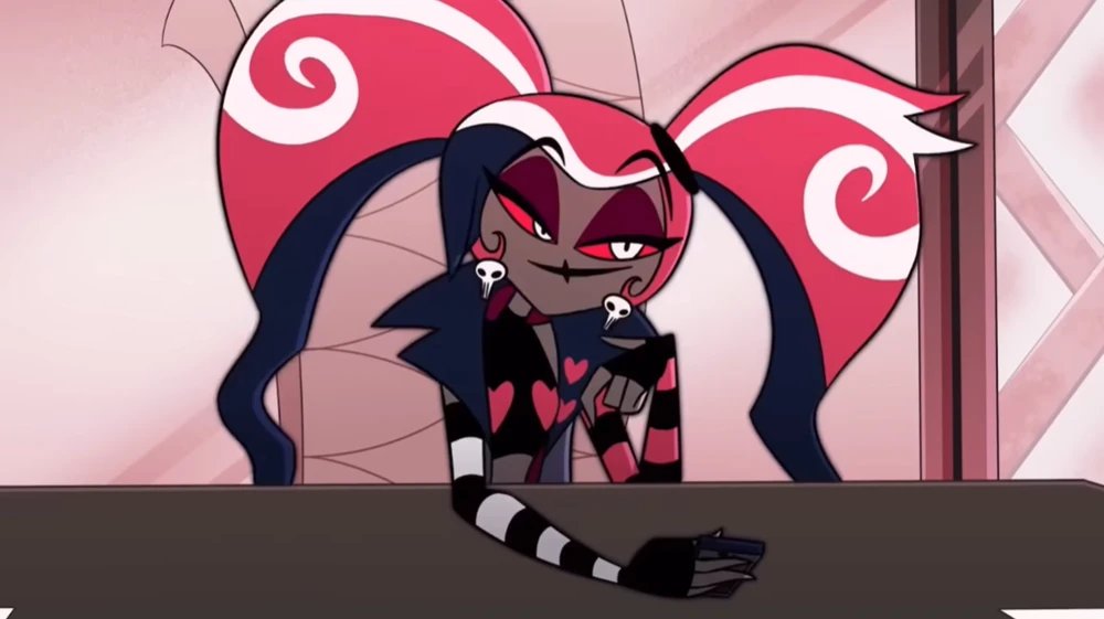 Velvette_3rd_V's tweet image. &quot;Hmm...&quot;

Velvette eyes Vaggie up and down, taking it all in.

&quot;Oh yeah, oh yeah this is the one~ Maybe we should try different colors~&quot;