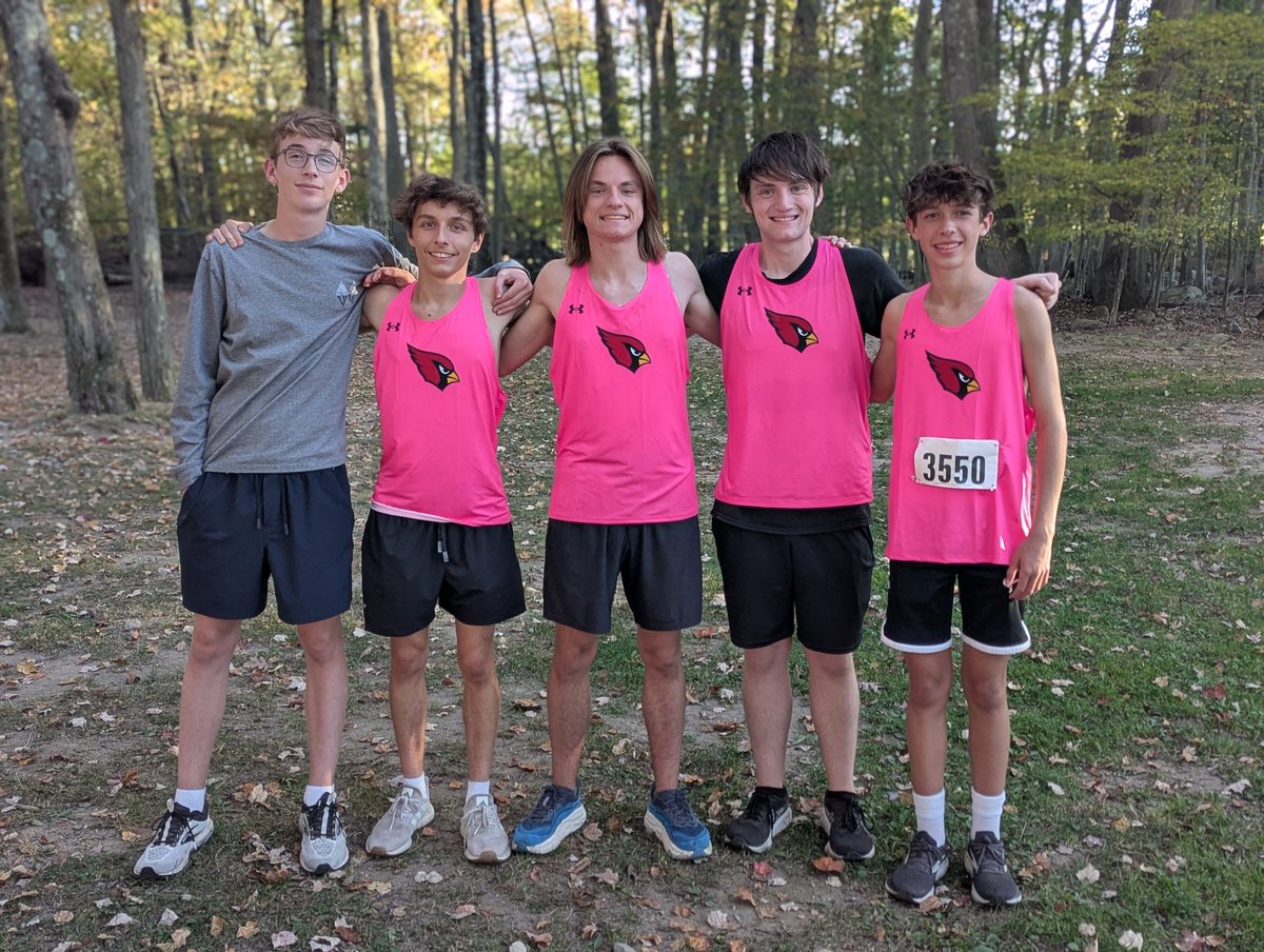 WWCardsRun's tweet image. The Westwood Boys XC team continues to exemplify perseverance, teamwork, and sportsmanship throughout the season. Great race today! #GoCards