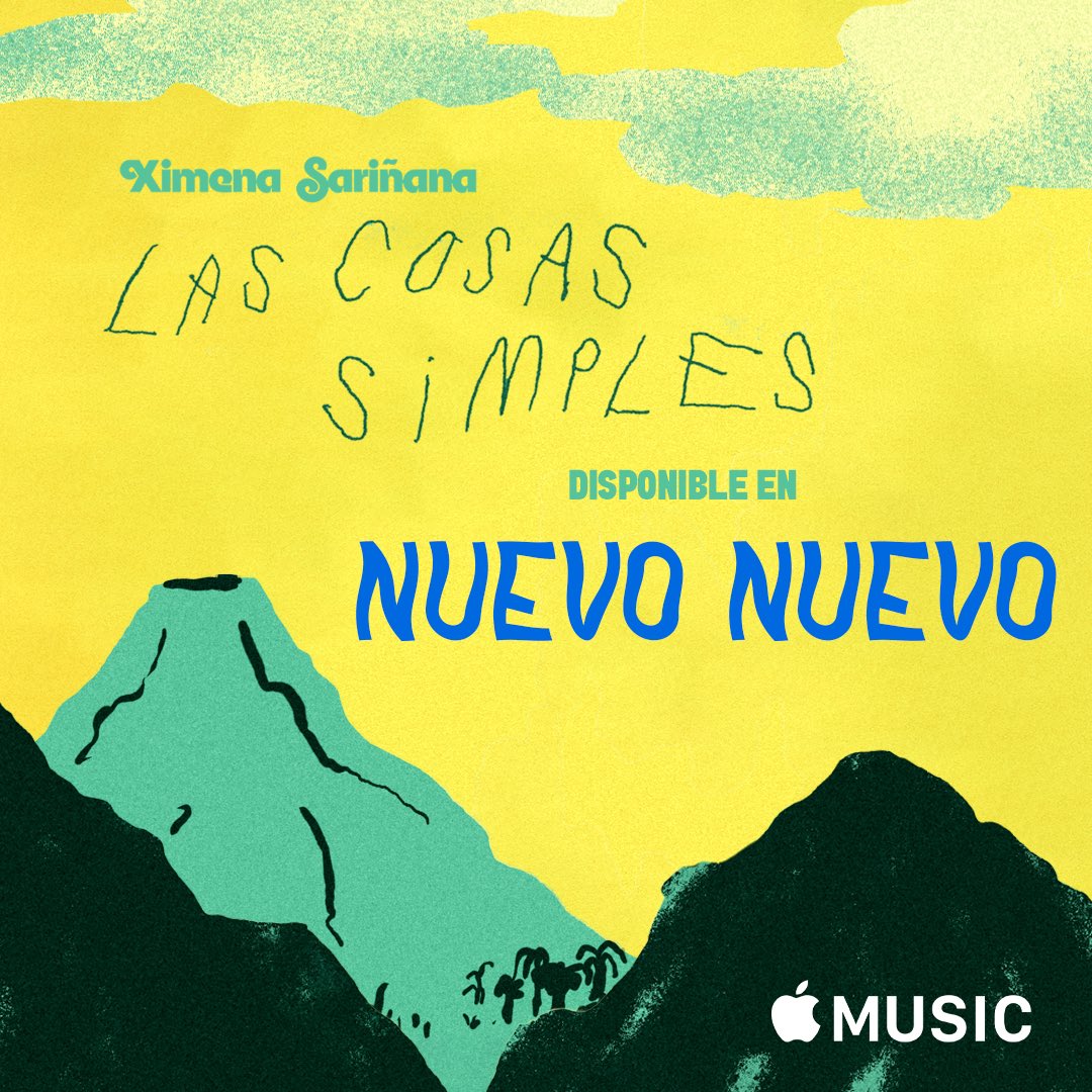 ximenamusic's tweet photo. “ Las cosas simples”, mi nuevo sencillo, ya está disponible, y lo puedes escuchar en la playlist “ nuevo nuevo” de @AppleMusic 

https://t.co/y90oRd9e8t https://t.co/i6PIaTQQh3