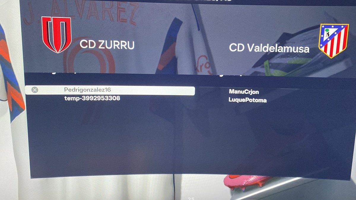Me da por mirar las id y he jugado contra Pedri, 6-4 y pa casa <a href="/Pedri/">Pedri González</a>