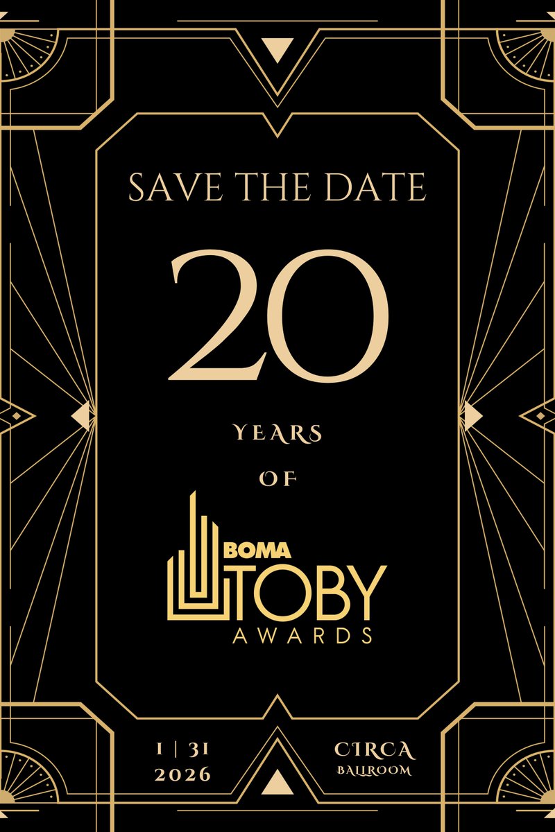 Save the date of Jan. 31 for the annual TOBY Awards, one of the biggest nights of the year for members of <a href="/BOMA_Nevada/">BOMA Nevada</a>.