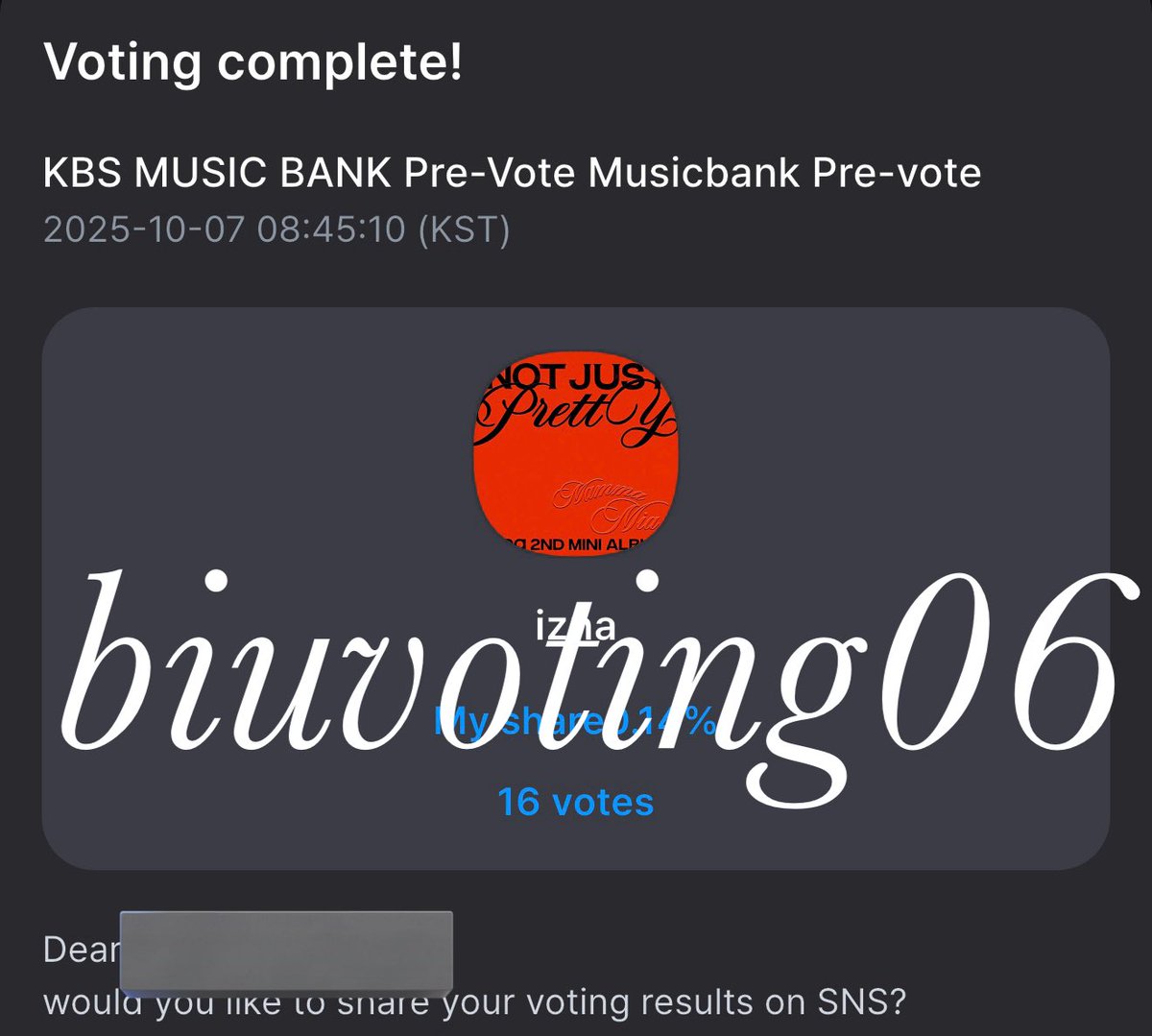 RT DEAL - MUSIC BANK ✨10 Votes + 6 free votes ✨ #biuvotingproof 

🎉Available🎉 DM TO BUY / RESERVE 
1.1k gold hearts for 1 SGD