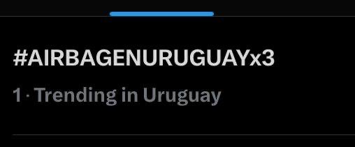 <a href="/GastonSardelli/">Gastón Sardelli</a> me parece que seguimos siendo tendencia en Uruguay.