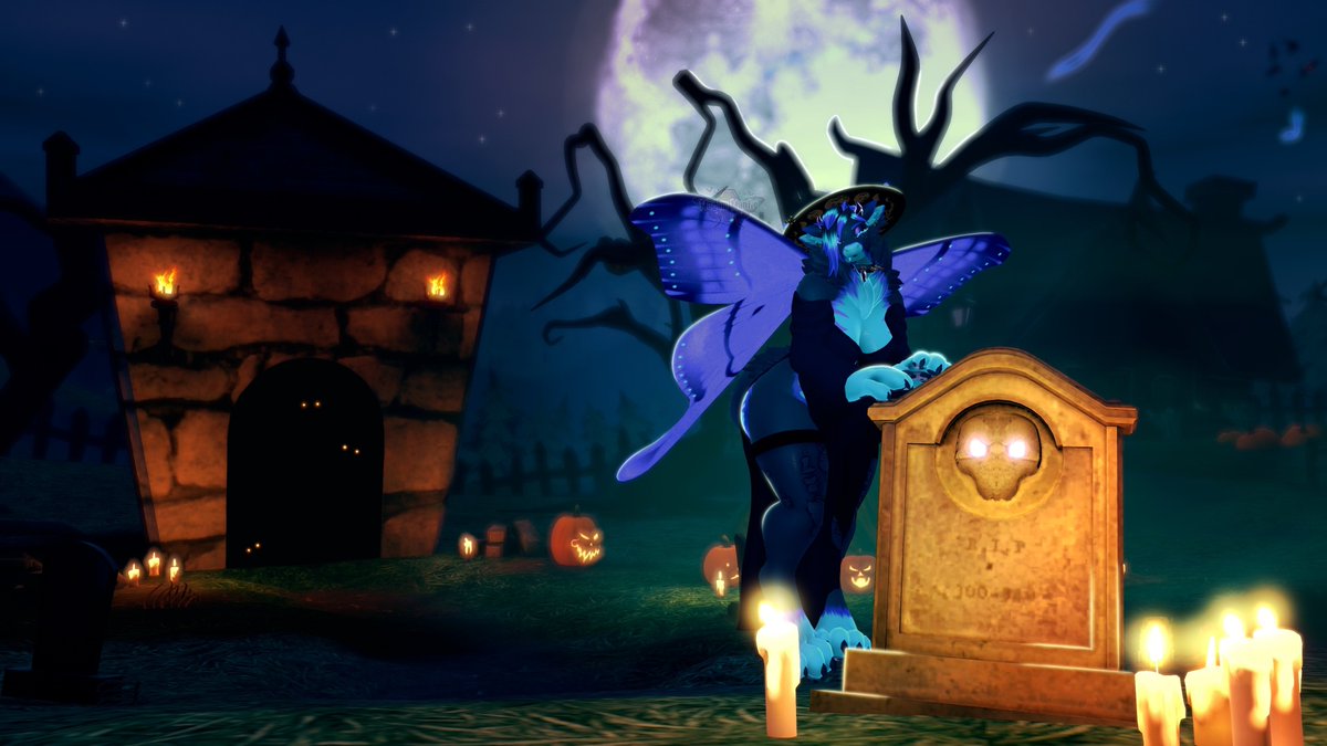 🎃🪦Mantis in her (super)natural habitat 🪦🎃
.
.
Photo and Edit by Me~
#Halloween #vrchat #VRChatPhotography #VRC #vrfurry #vrchatavatar #MamagenMonday #Halloween2025 #spookymonth #goth #moth #furry #furryfandom #furrycommunity