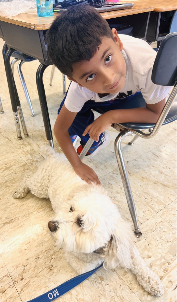 Thank you to Love on a Leash for bringing us so many smiles and love today. <a href="/HamptonBaysES/">Hampton Bays ES</a>