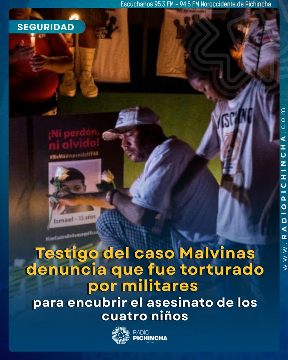 🔒#SEGURIDAD | El 8 de diciembre de 2024, dos patrullas militares integradas por 16 integrantes de la Fuerza Aérea Ecuatoriana (FAE) iniciaron una persecución injustificada contra 11 niños en el sur de Guayaquil.
Los detalles ⬇
radiopichincha.com/testigo-del-ca…