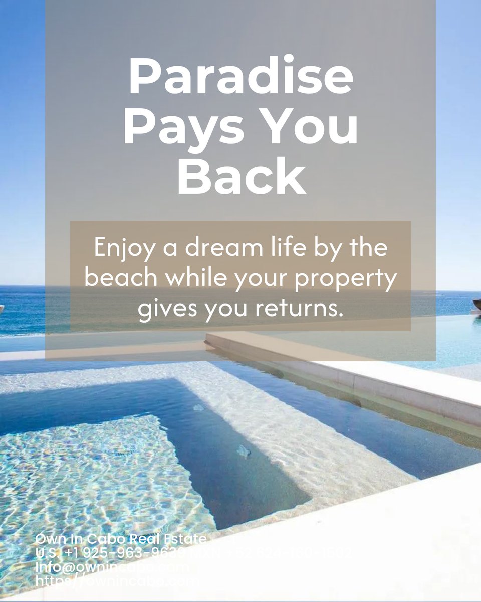 Own In Cabo Real Estate tweet media