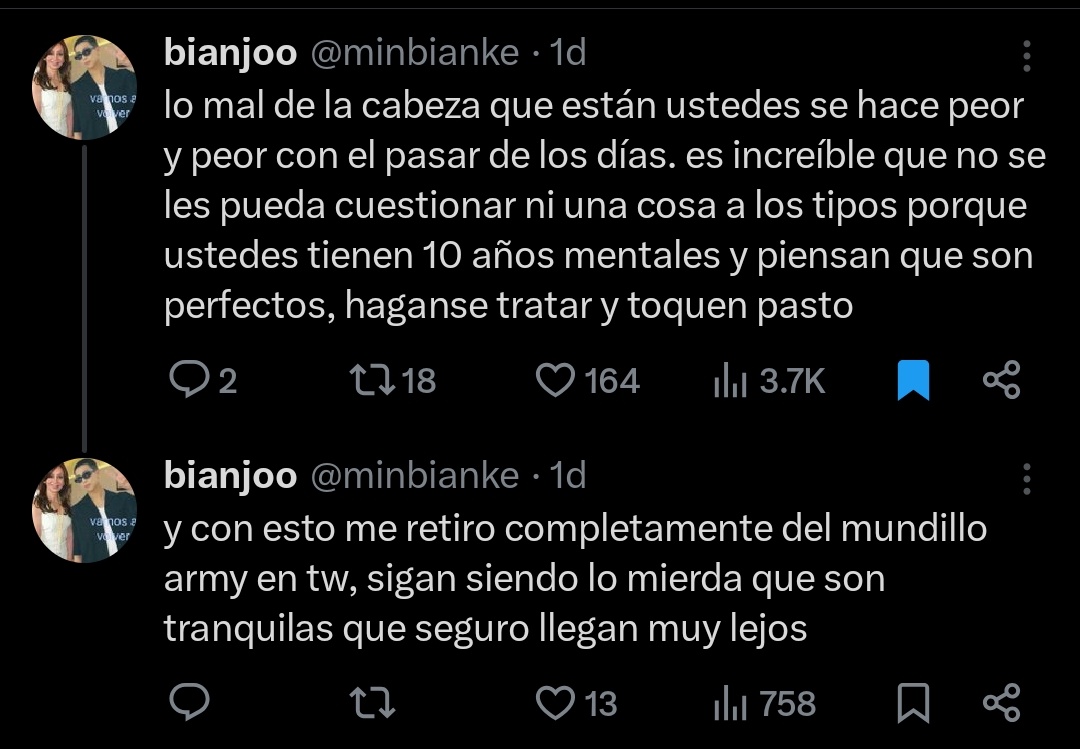 chokoolino's tweet image. siempre terminan siendo unas pelotudas