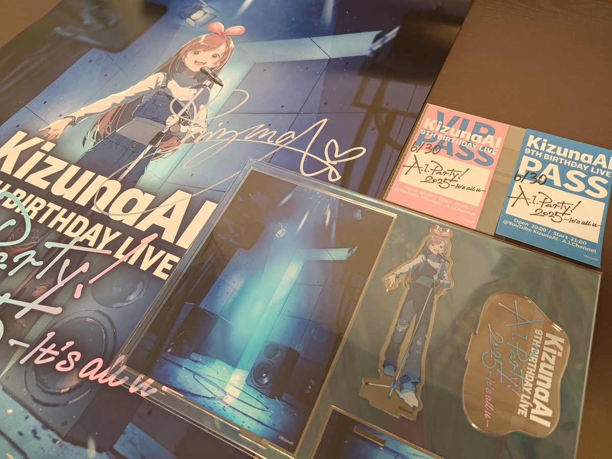 キズナアイKizunaAI 9th Birthday Live 数量限定品 キズナアイKizunaAI