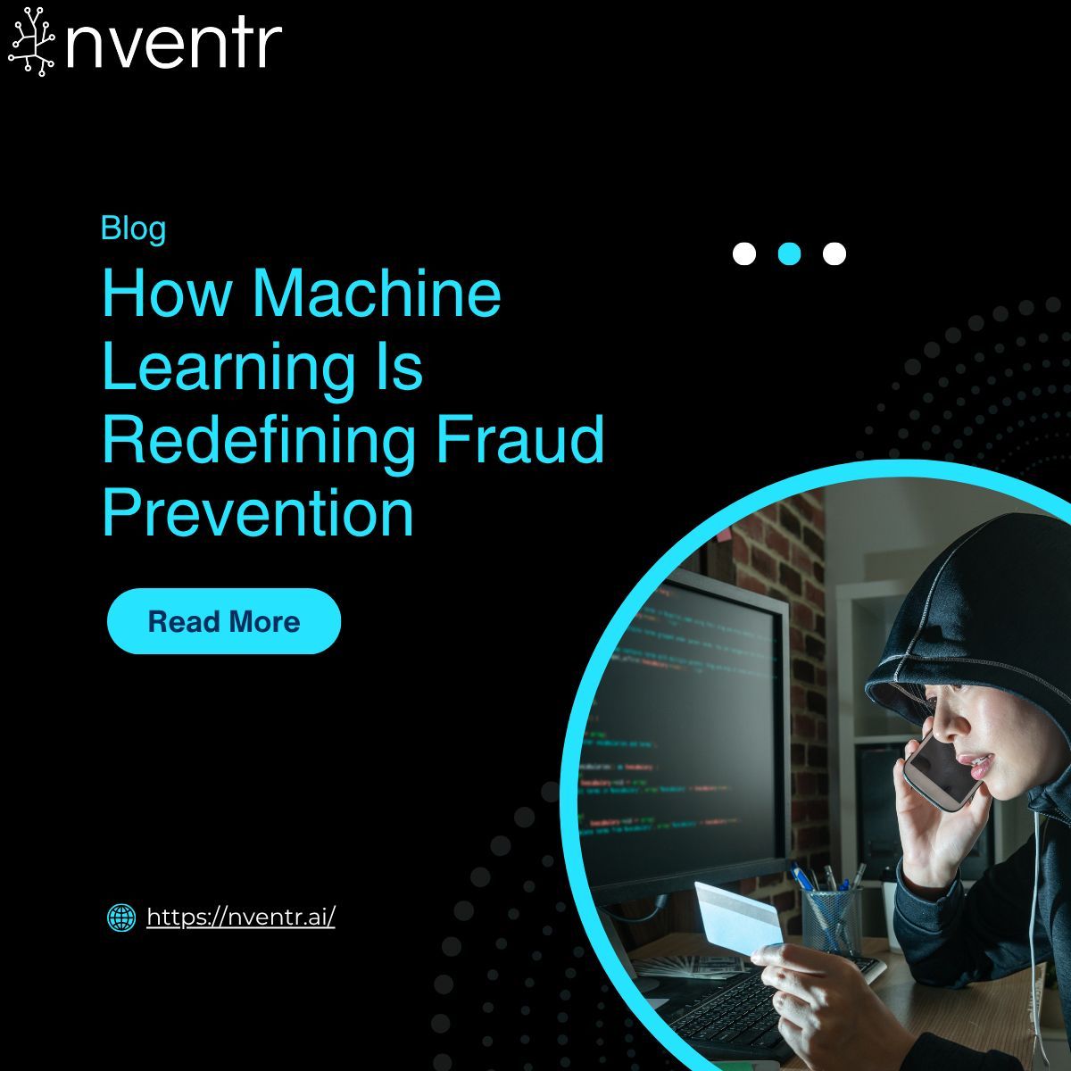 nventr_ai's tweet image. Discover how ML and AI combat fraud in our blog. Read more: buff.ly/FwSWtO6

#AIAgent #AgenticPlatform #nventrAgent #IDP #DigitalTransformation #FraudPrevention #MachineLearning #RiskManagement