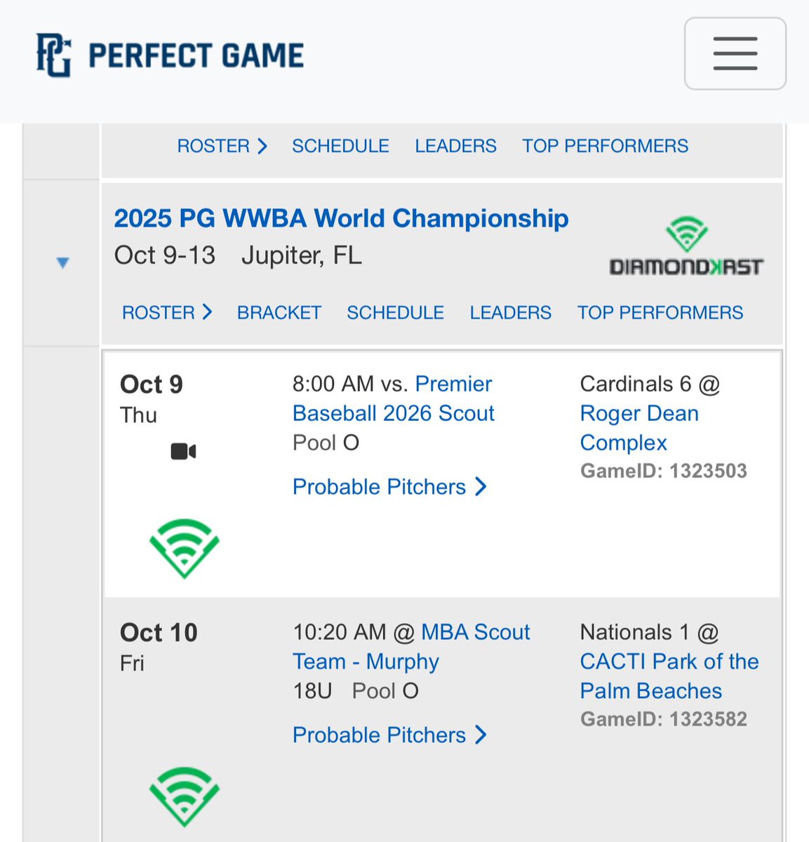 Pumped to be headed to Jupiter for the 2025 PG WWBA World Championship with The Dream NTL
Honored to get the ball and pitch in one of the biggest stages in amateur baseball. Let’s go make a statement. 💪⚾️

#WWBA #PerfectGame #Jupiter #Baseball #TheDream