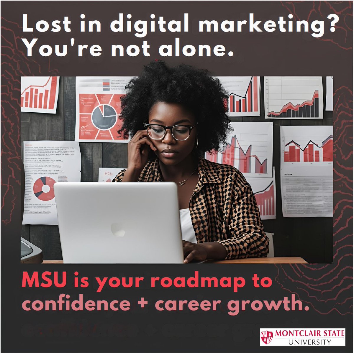 DMatMSU's tweet photo. Traditional Marketing is evolving, stay relevant by embracing digital.
MSU can help fill that gap and support career relevancy!

#DMatMSU #MKTG573 #CareerChangeCathy @BizFeliciano
#LevelUpWithDM #NewPathWithMSU #MarketingEvolved #FromStartupToStandOut #MontclairMade https://t.co/yiH3xM5PPf