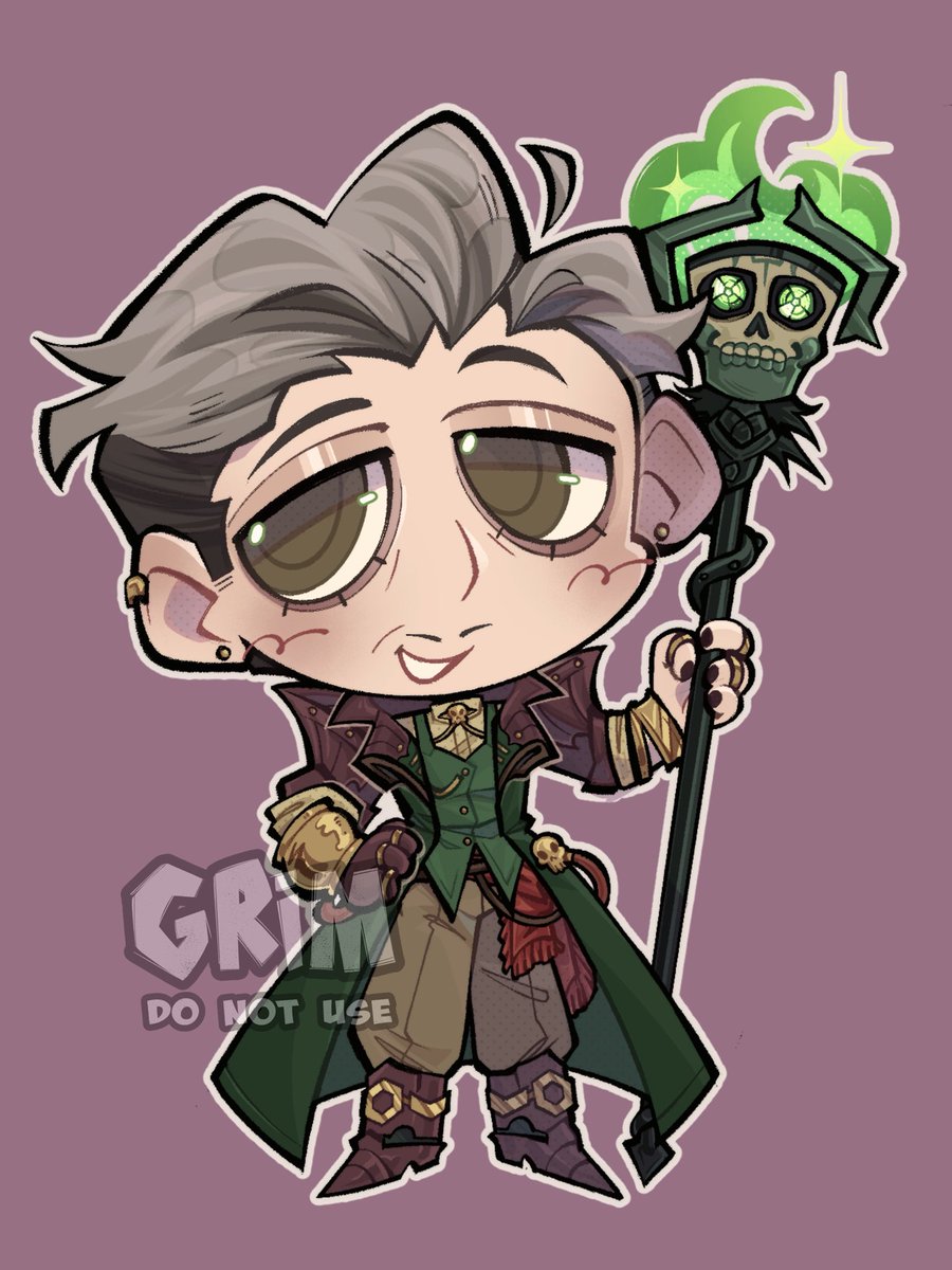 GRIMOURNING's tweet image. more of my backlog of emmrich. i’ve been drawing him a lot bc i wanted to get some keychains printed for myself :3 #emmrichvolkarin #dragonage #datv