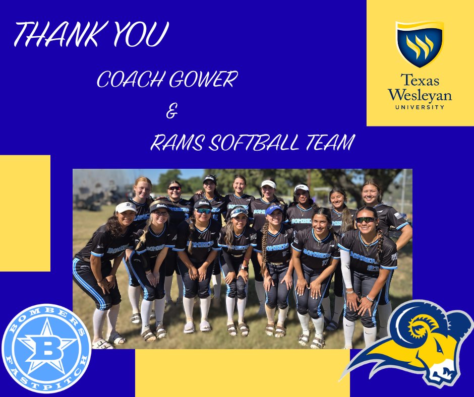 STX Bombers National 18U (@stxbmbrsgd18are) on Twitter photo Big Shout out and Thank you to Coach Gower and the TX Wesleyan University Softball Team for being great hosts this past weekend. Lots of great softball was played. <a href="/TWSoftball/">TxWes Softball</a> GO RAMS!! Big Shout out and Thank you to Coach Gower and the TX Wesleyan University Softball Team for being great hosts this past weekend. Lots of great softball was played. <a href="/TWSoftball/">TxWes Softball</a> GO RAMS!!