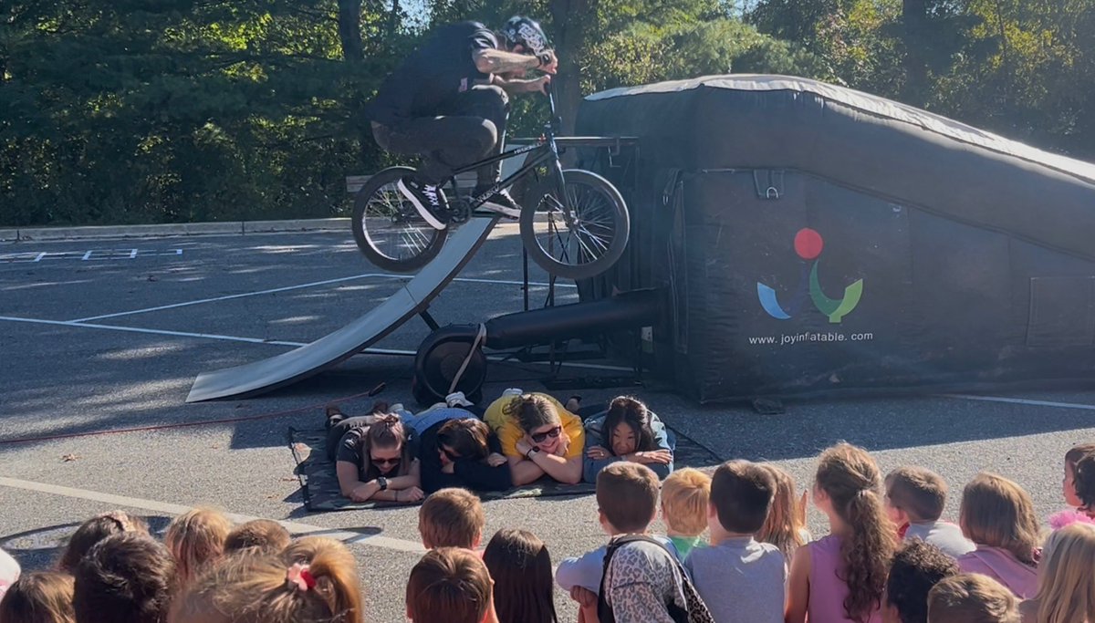 Thanks to our PTO for coordinating an exciting BMX assembly today!