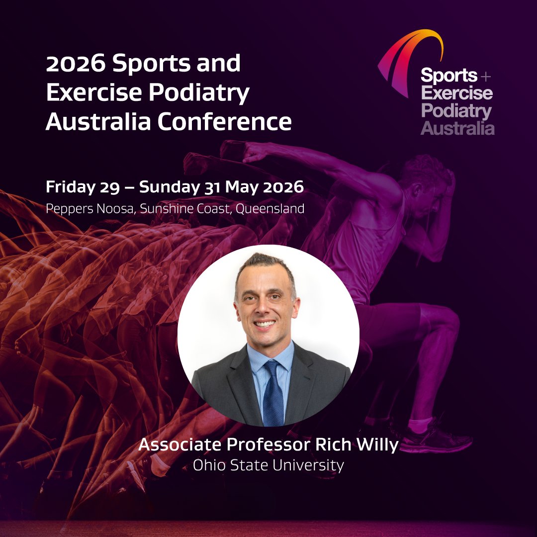 We're thrilled to welcome <a href="/rwilly2003/">Rich Willy</a> as a Keynote Speaker for our 2026 SEPA Conference!🎉

Dr. Willy is renowned for his extensive research in running biomechanics &amp; bone stress injuries. 

Don't miss this opportunity to hear from a leader in the field!

sepa.org.au/event/2026-spo…