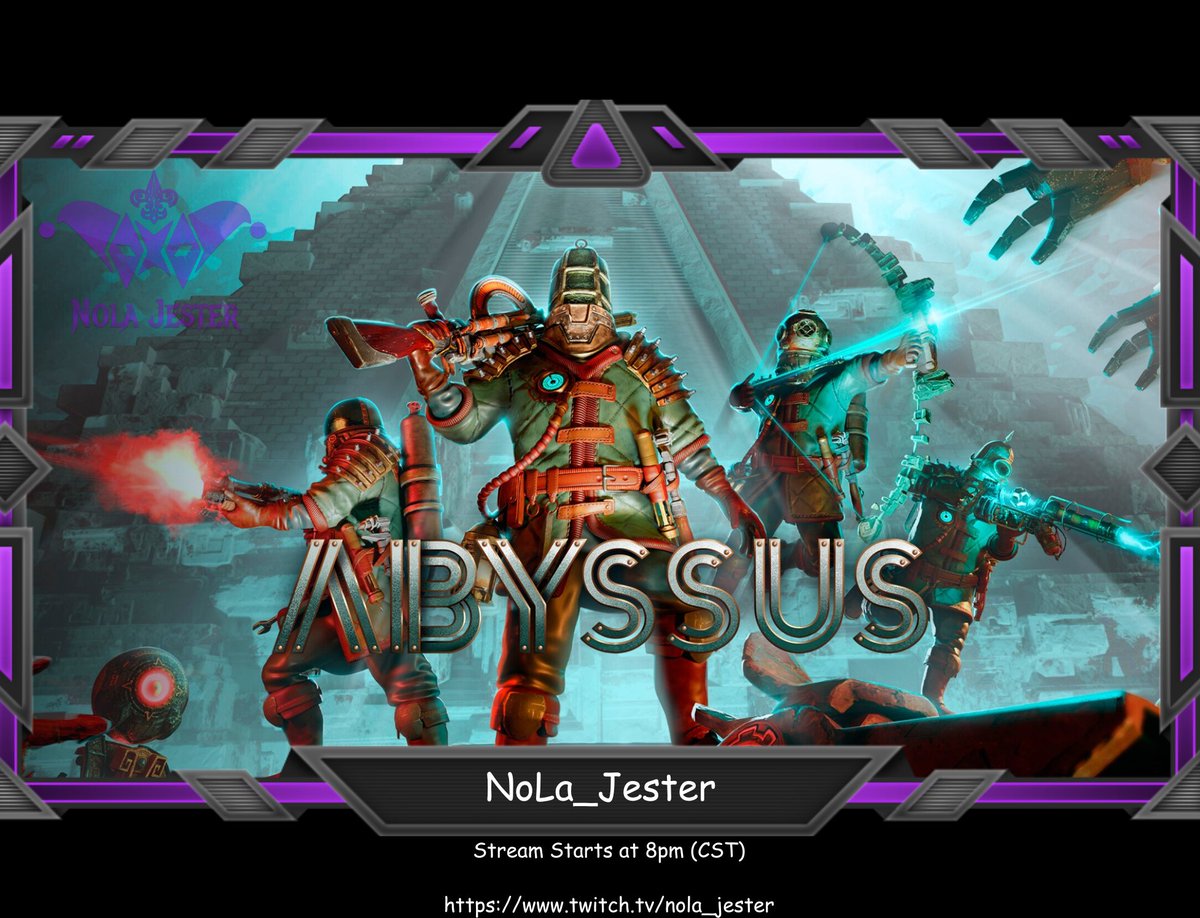jester_nola's tweet photo. Streaming some Abyssus tonight! Come stop by and hangout!
Stream starts at 8pm (cst)!
https://t.co/FTNoAg3rfy
#firstpersonshooter #smallstreamer #obsstudio #twitch #abyssus #doublemoosegames https://t.co/LDuIdUqJoP