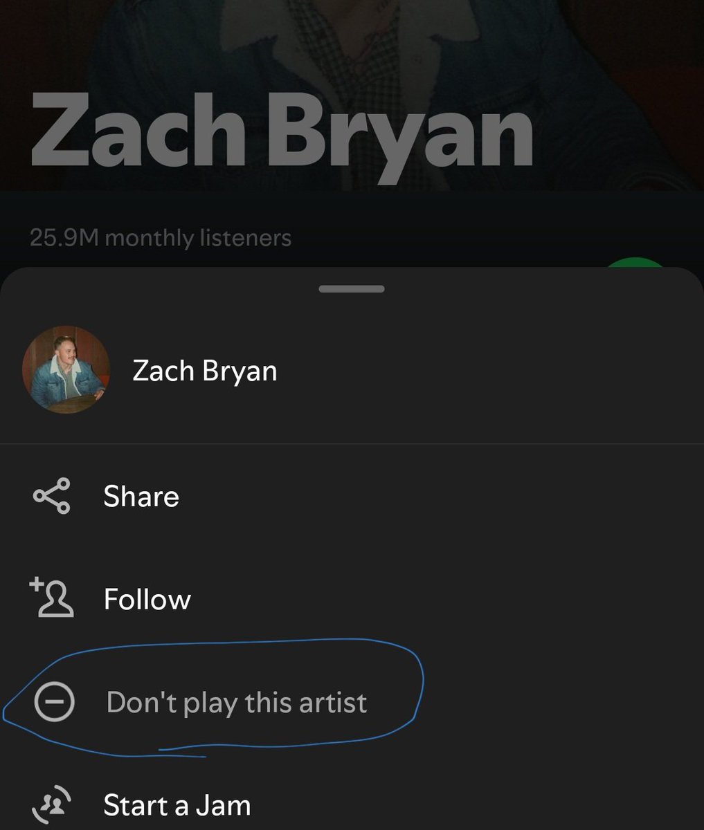 not_an_npc_9's tweet photo. @bennyjohnson Everyone on Spotify do this now https://t.co/FYzKOJQNsk