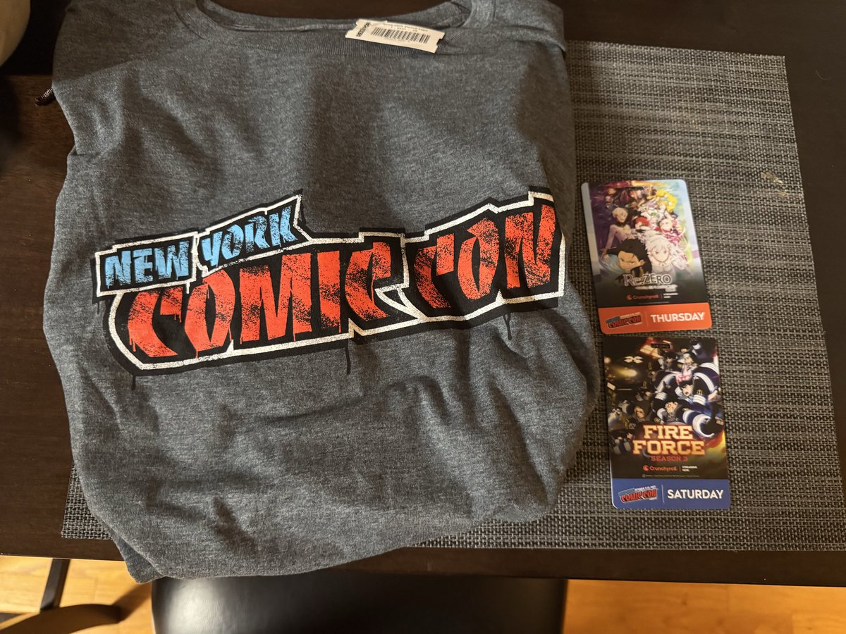 ITS HERE!

NYCC week has arrived and I’m so pumped to attend for a 13th straight year!

I’ll be there Thursday in regular clothes and Saturday in cosplay, how bout you?