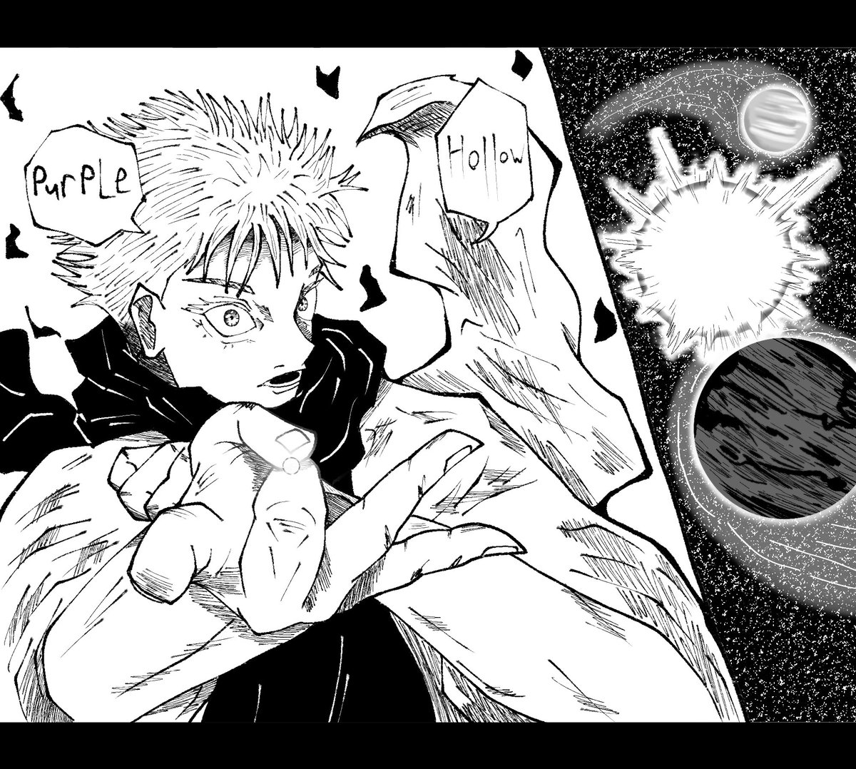 HeyItsMeGoG's tweet image. Redid it using the brush I normally use
#Jjk
#JujutsuKaisen 
#GojoSatoru