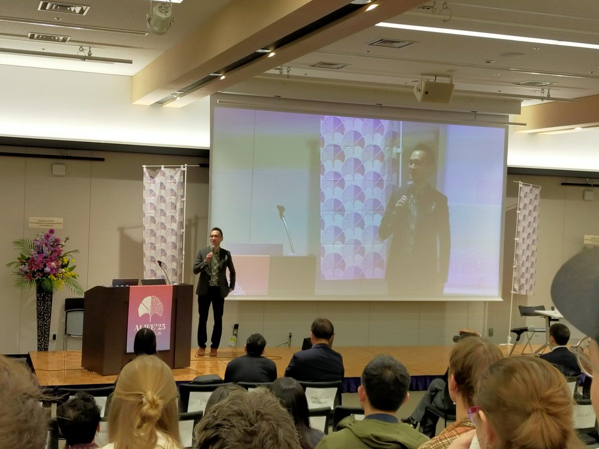 #ALIFE2025 was kicked off!