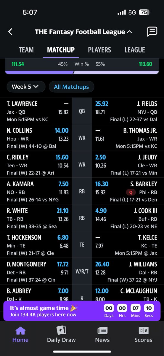 JohnErickson107's tweet image. TLaw vs BTJ/Kelce

I have TLaw. 

If I somehow win this, someone getting something if you like and RT this 😂