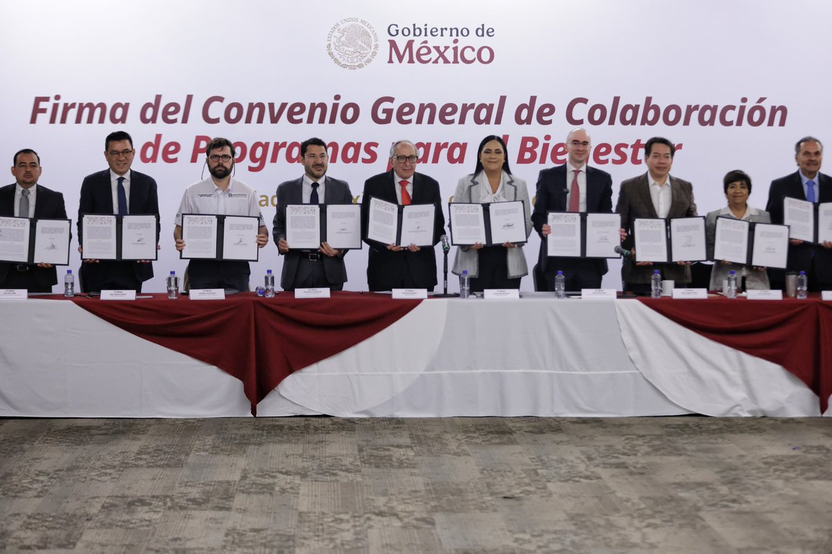 Hoy llevamos a cabo la firma del Convenio General de Colaboración de los Programas para el Bienestar, en los que el <a href="/ISSSTE_mx/">ISSSTE</a> se inscribe, para acercar los servicios de salud, educación y vivienda a las personas, en territorio. 

Así también podremos colaborar directamente con