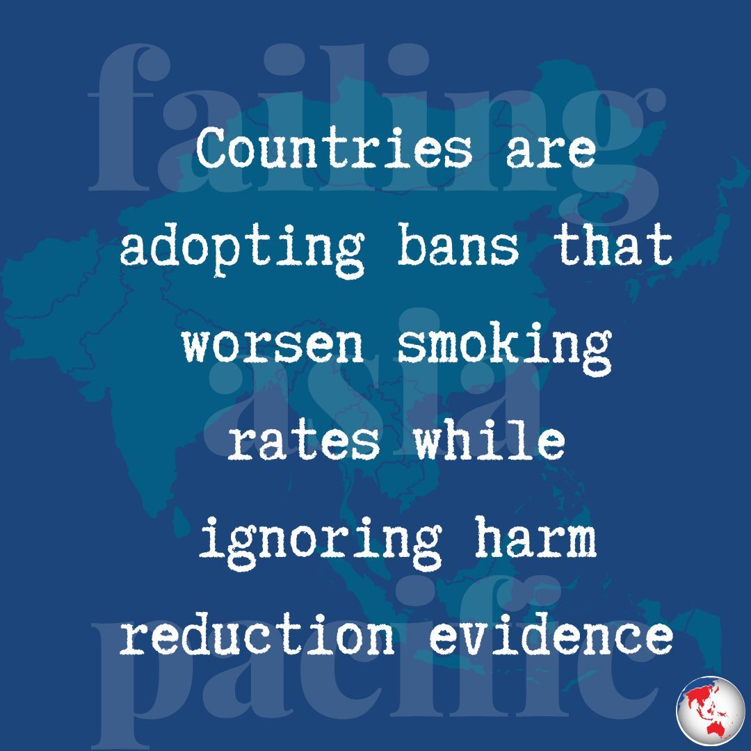The World Health Organization’s FCTC guidance is failing Asia Pacific. Countries are adopting bans that worsen smoking rates while ignoring harm reduction evidence. Time for reform. bit.ly/BansSA