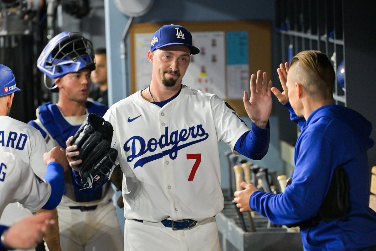 Blake Snell through his first two postseason starts for the Dodgers:

13 IP
5 H
2 ER
18 K

That's a 1.38 ERA.

What an offseason addition by the Dodgers.