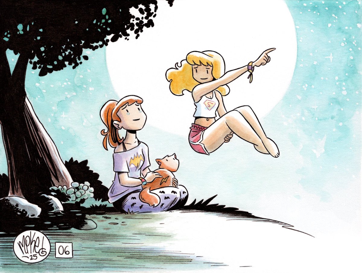 Day 6: MOONLIGHT 🌕

#SuperBatober #Inktober #inktober2025