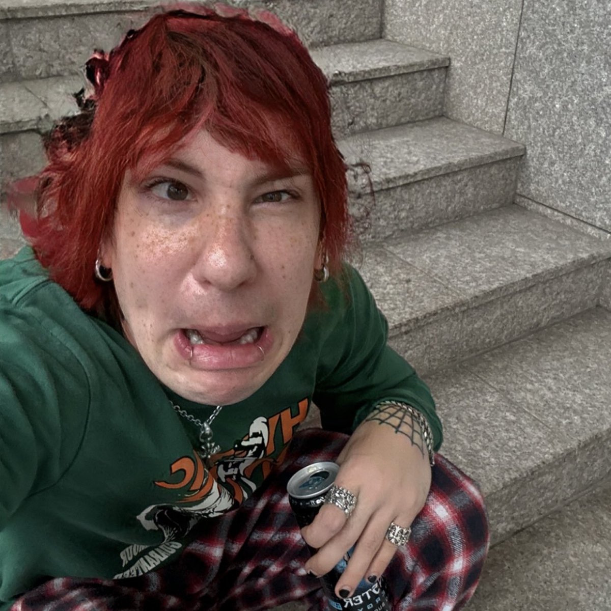 jakewebber's tweet photo. sneezed during the selfie but still looked cute! how’s everyones day going?❤️ https://t.co/HoKs1hDh0l