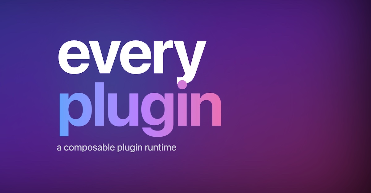 elliot_braem's tweet image. every-plugin is a framework for building composable, type-safe plugin systems. It combines @EffectTS_ for resource management, Module Federation for remote loading, and oRPC for powerful, type-safe APIs.

Build module, provide the URL, and get a fully-typed client anywhere