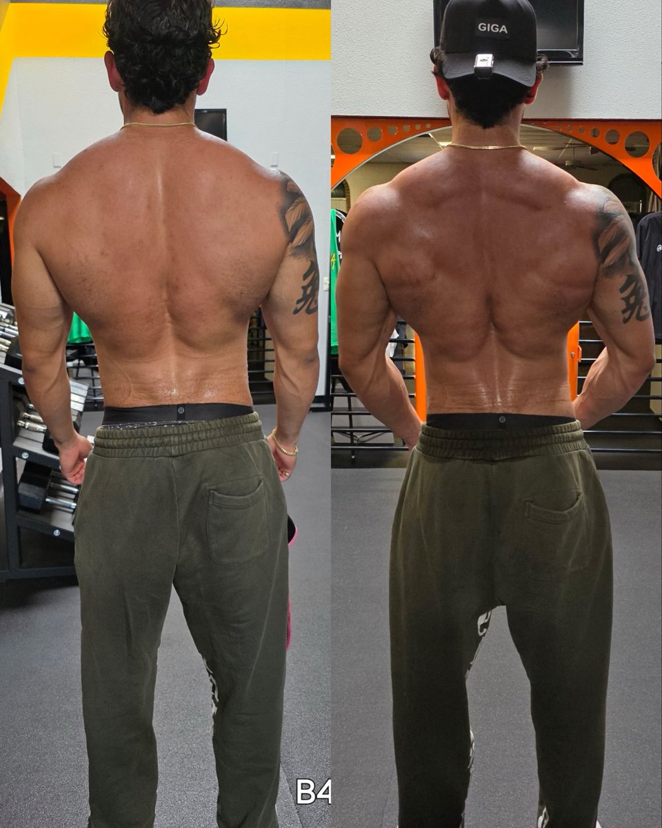 unnattybrah's tweet image. Before and after the pump 

These photos were taken 2 hours apart