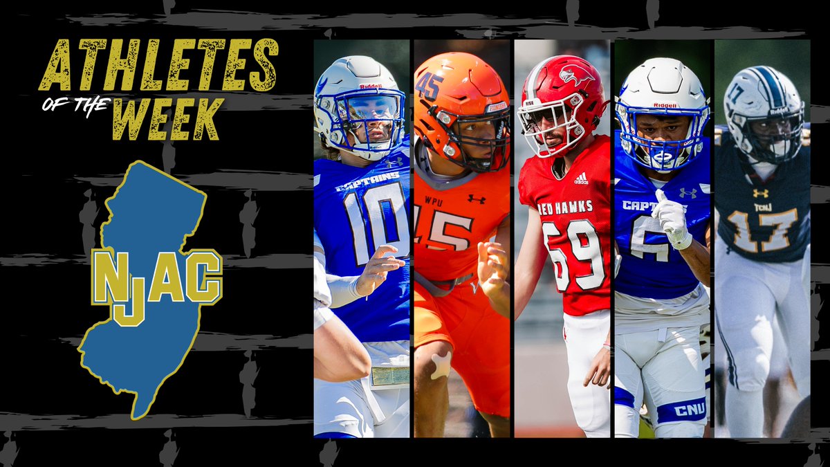 Week 5 NJAC Football Weekly Honors Announced <a href="/CNUathletics/">CNU Athletics</a> <a href="/WPUPioneers/">William Paterson University Athletics</a> <a href="/msuredhawks/">Montclair State Athletics</a> <a href="/tcnjlions/">TCNJ Athletics</a> <a href="/d3football/">D3football.com</a> <a href="/D3FBHuddle/">In The (D3FB) Huddle</a> #d3football #NJAC_FB

bit.ly/48erc85
