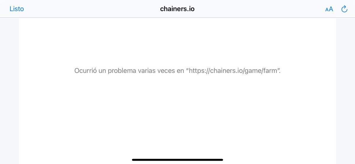 FaucetsHunters's tweet photo. @ChainersGame Hey. I have tried several times to access my farm and it won't open for me. All the other sections of Chainers World are working fine except the farm. Has this happened to anyone else? Are you doing any maintenance or changes? https://t.co/rYdU4bsF2u