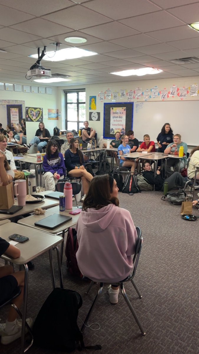 A packed house for 1st team meeting! 90 minutes of building culture and welcoming over a dozen new Titans!