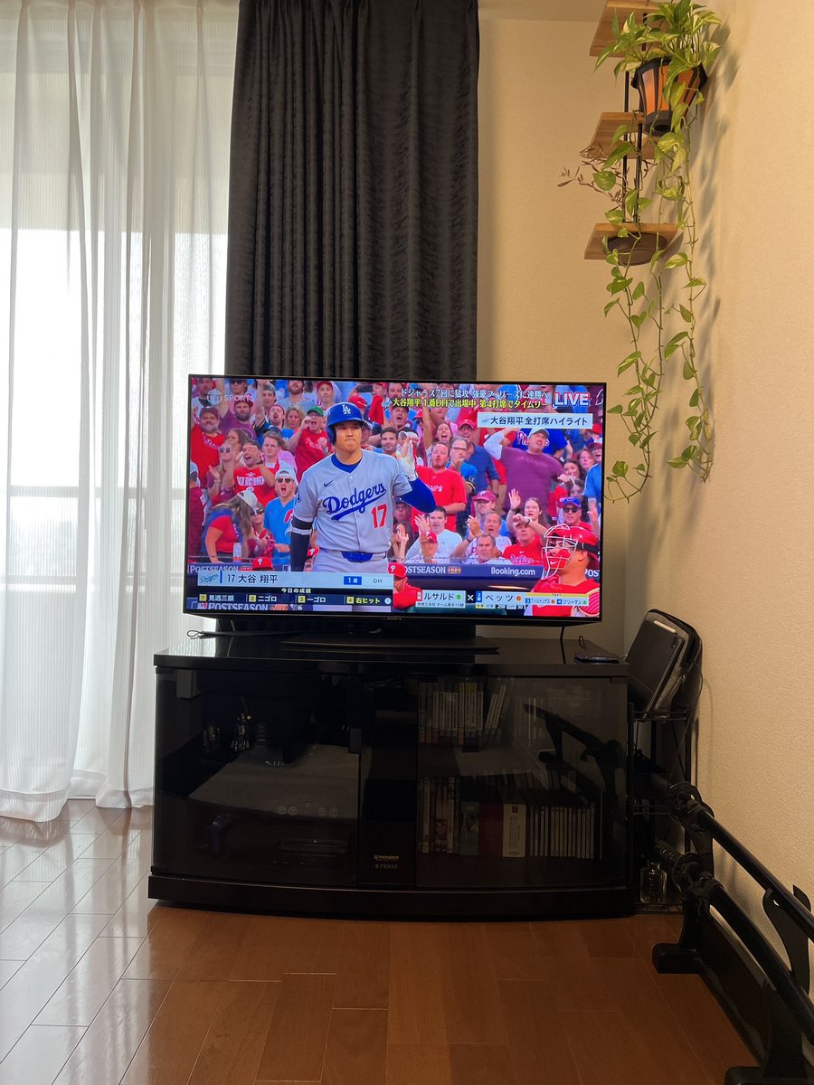 3時に起き、
4時に出勤し、
3時間で仕事終わらせ…
今日も応援⚾️📣

頑張れ！ドジャース‼️