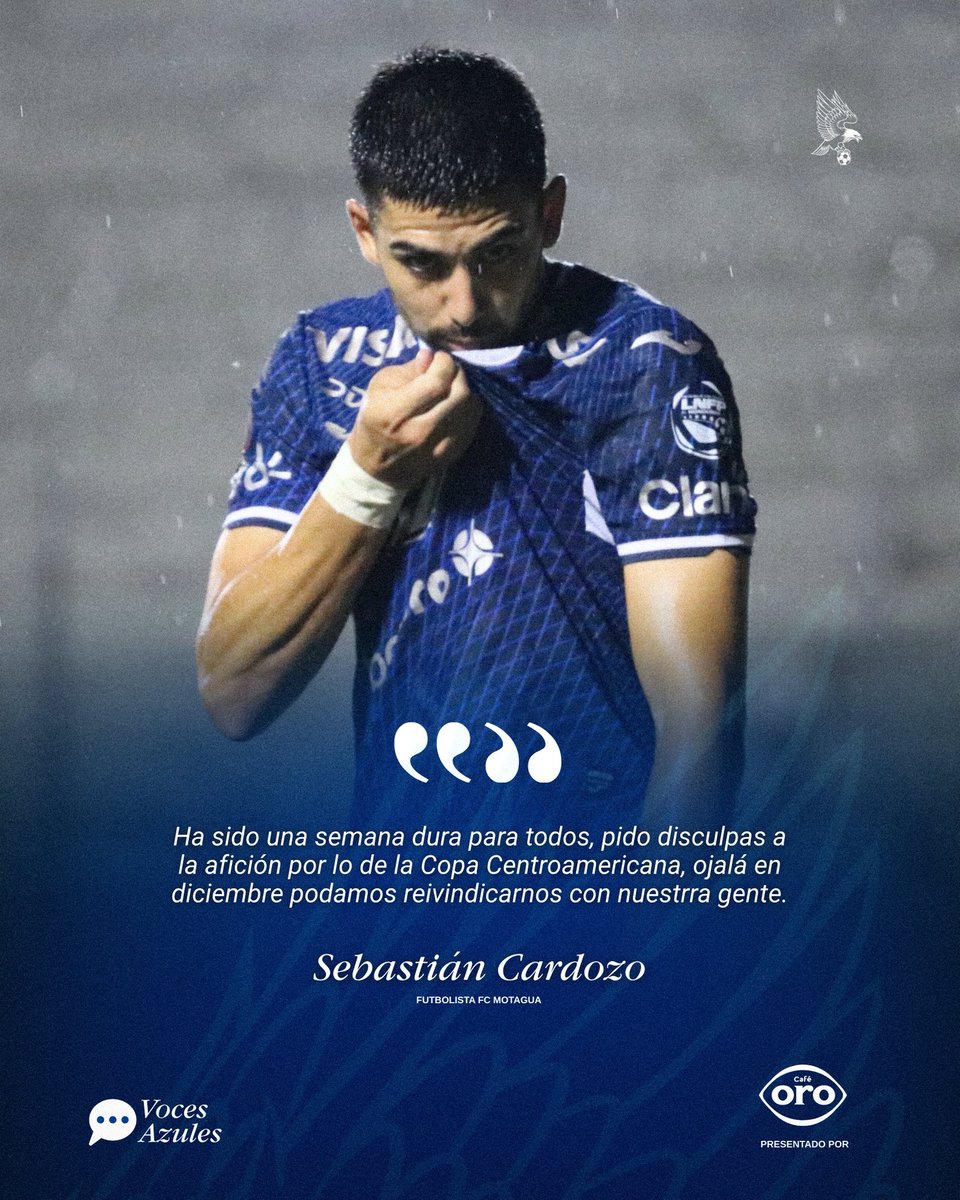 MOTAGUAcom's tweet photo. 🗣️ #VocesAzules Declaraciones de nuestro director técnico Javier López y del defensor central Sebastián Cardozo. https://t.co/cMdtkUO8Mt