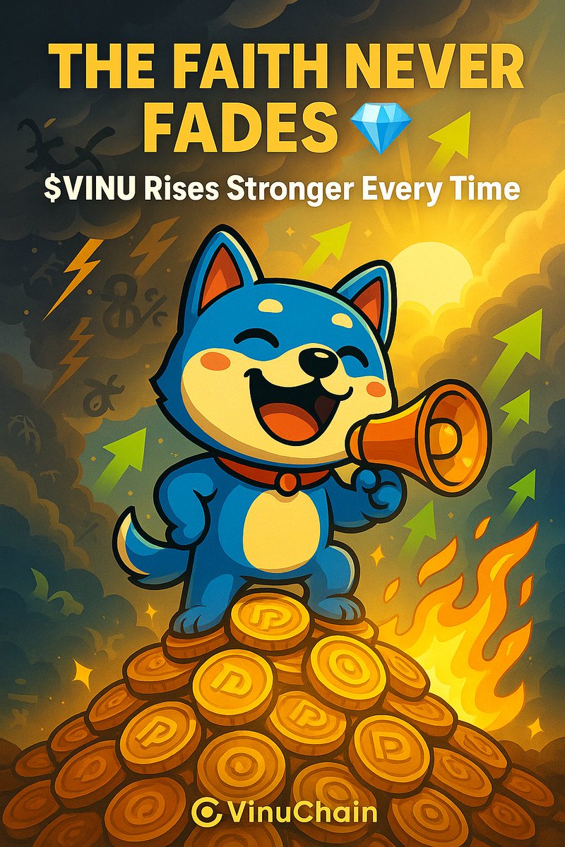 Storms pass. Faith remains. 💎

No matter the noise — $VINU keeps rising, one block at a time.

The VINUARMY stands strong, united by belief and momentum. 🚀

🌕 The next wave is coming. Be ready.