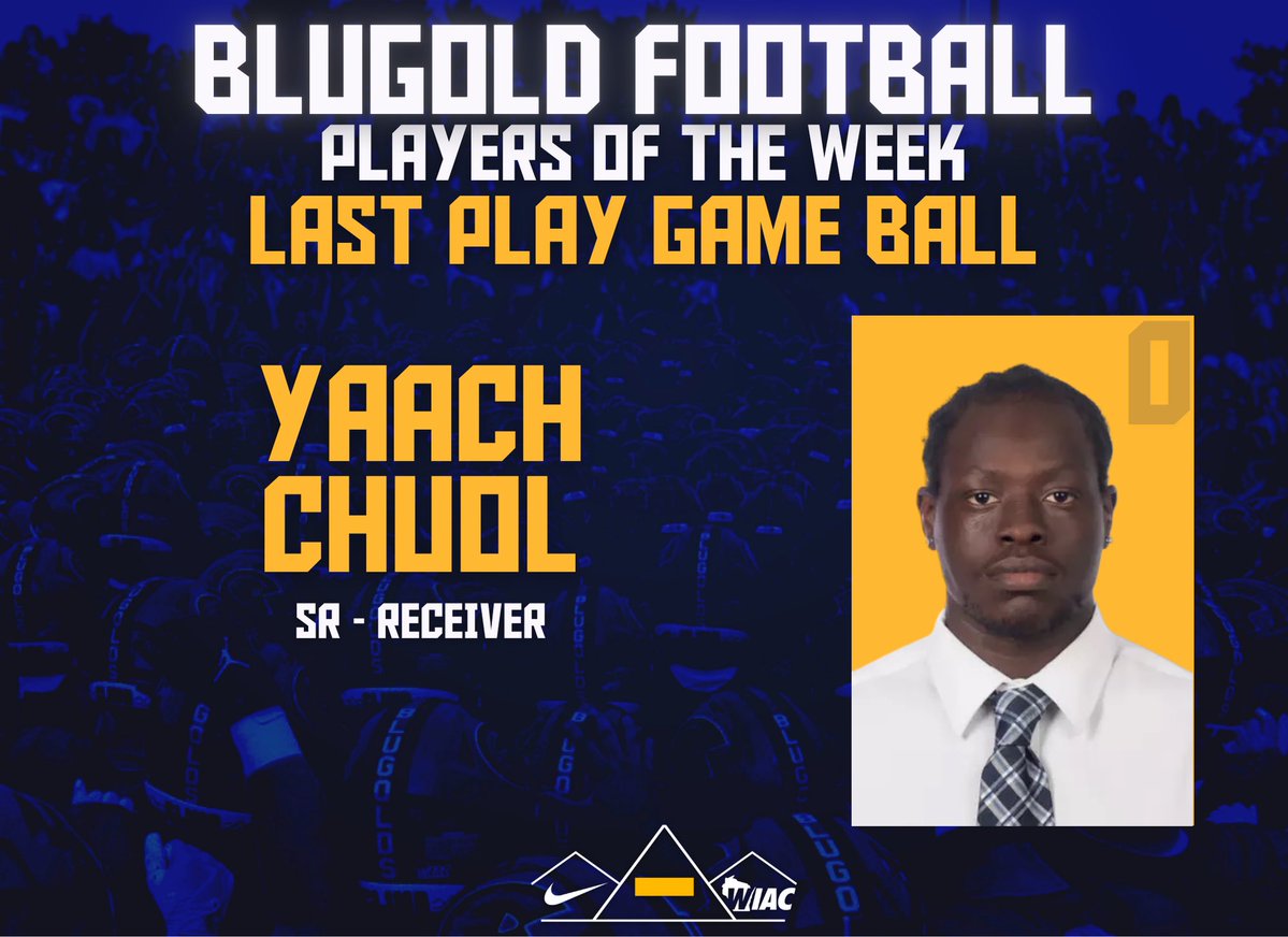 UWECFootball's tweet image. Proud of these men who led The Climb in week 5

#ROLLGOLDS x #CTM
