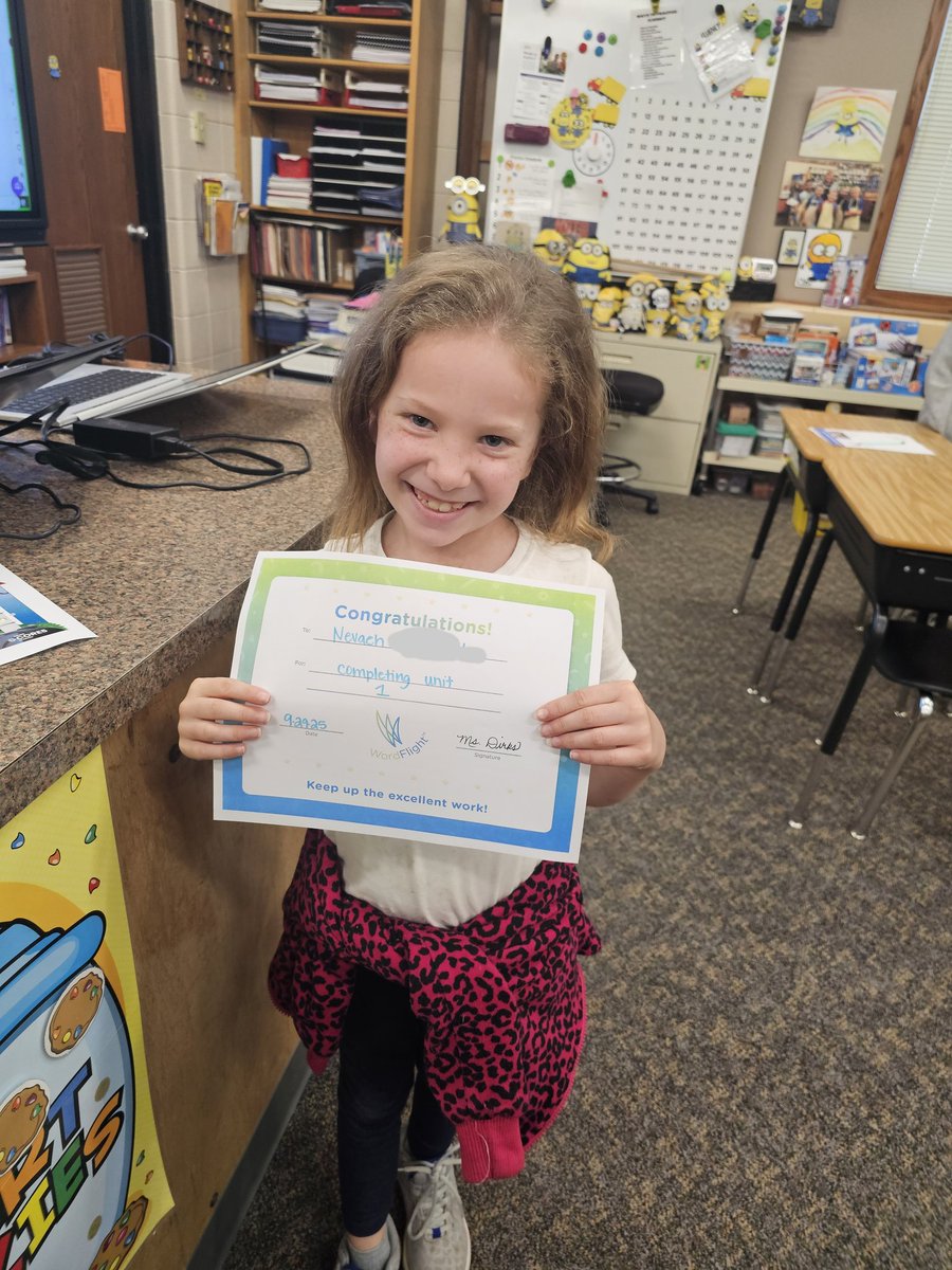 ACTElementary's tweet image. Some of our students are using a new program called WordFlight. These students have completed units! Way to go! @WordFlight_Read
 #itsagreatplacetostart #acttheplacetobe #weareactelementary