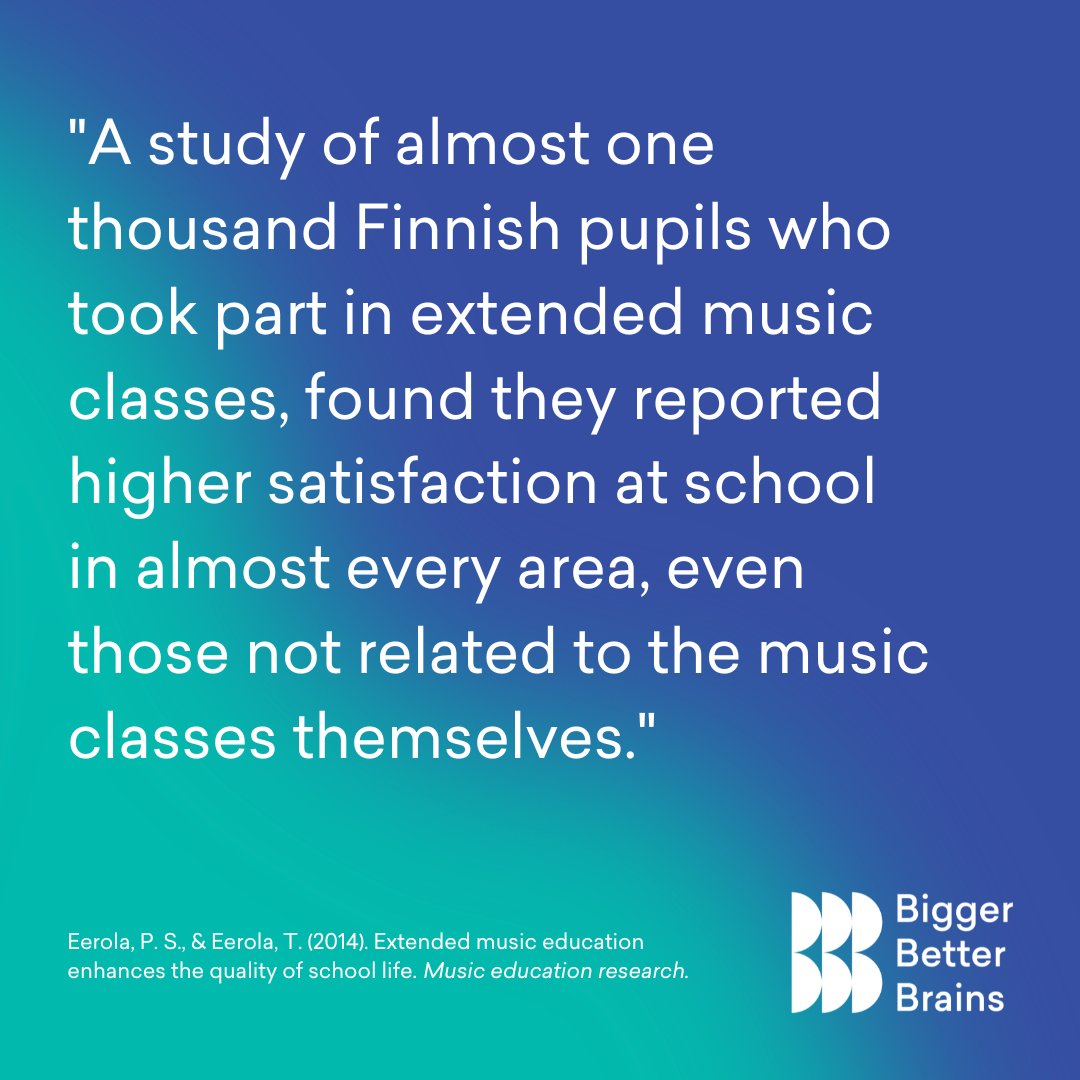 bb_brains's tweet image. 🎶 Music makes school more than musical, it makes it more enjoyable overall.

A Finnish study showed music classes boost satisfaction across all subjects. 🧠✨

Now our advocacy posters come in many languages! 🌍
👉 ow.ly/4z4N50X7qO3

#BiggerBetterBrains #MusicLearning