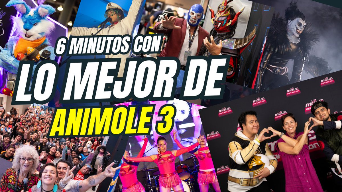 lamolemx's tweet photo. 🍿 ¡Recordemos juntos lo mejor de #AniMole3 en sólo seis minutos! > https://t.co/IPrQXubIr5 https://t.co/xxv3ZdMDEy