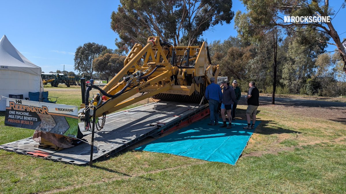 🚜 We’re here at Elmore Field Days, VIC – Day 1 is officially underway! 🌾✨
It’s our first time bringing the H4 Reefinator to this event, and you can check it out up close right here. Our team is ready for a chat.
👉 Find us at Site 1120!
#ElmoreFieldDays