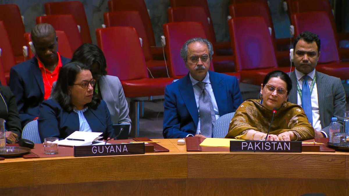 SSaima11's tweet image. Delivering remarks at the Security Council Open Debate on Women, Peace and Security.