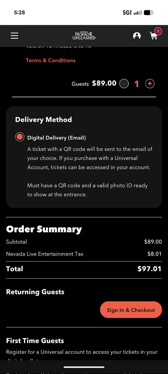 A friend canceled his plans last weekend to see Universal Horror here in town this past weekend due to costs.. I was like locals is like $60? But it's not really. Cost varies each day...  And don't forget to add some random entertainment tax. So plan on $100 even as a local