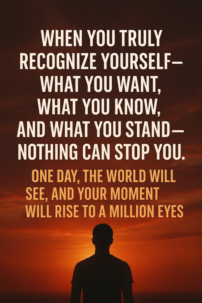 AutkarNikh53739's tweet image. &quot;🌌 Recognize your own power—when you truly understand yourself, nothing in this world can stop you. ✨ 

..

#FearlessDreams #UnstoppableEnergy
#recognizeOwnPower #nikhilautkar #riseandshine