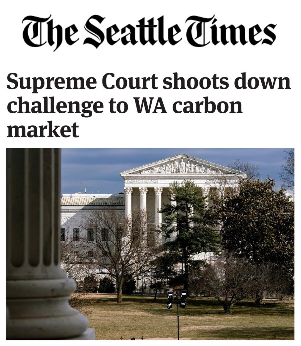 AnthonyMixerWA's tweet image. This is unfortunate news.

WA’s Climate Commitment Act (rammed through by Olympia Democrats) is driving up fuel prices and emptying Washingtonian’s pockets in highway robbery fashion.

Sadly the initiative process failed, now the legal process also. The CCA is here to stay…😡