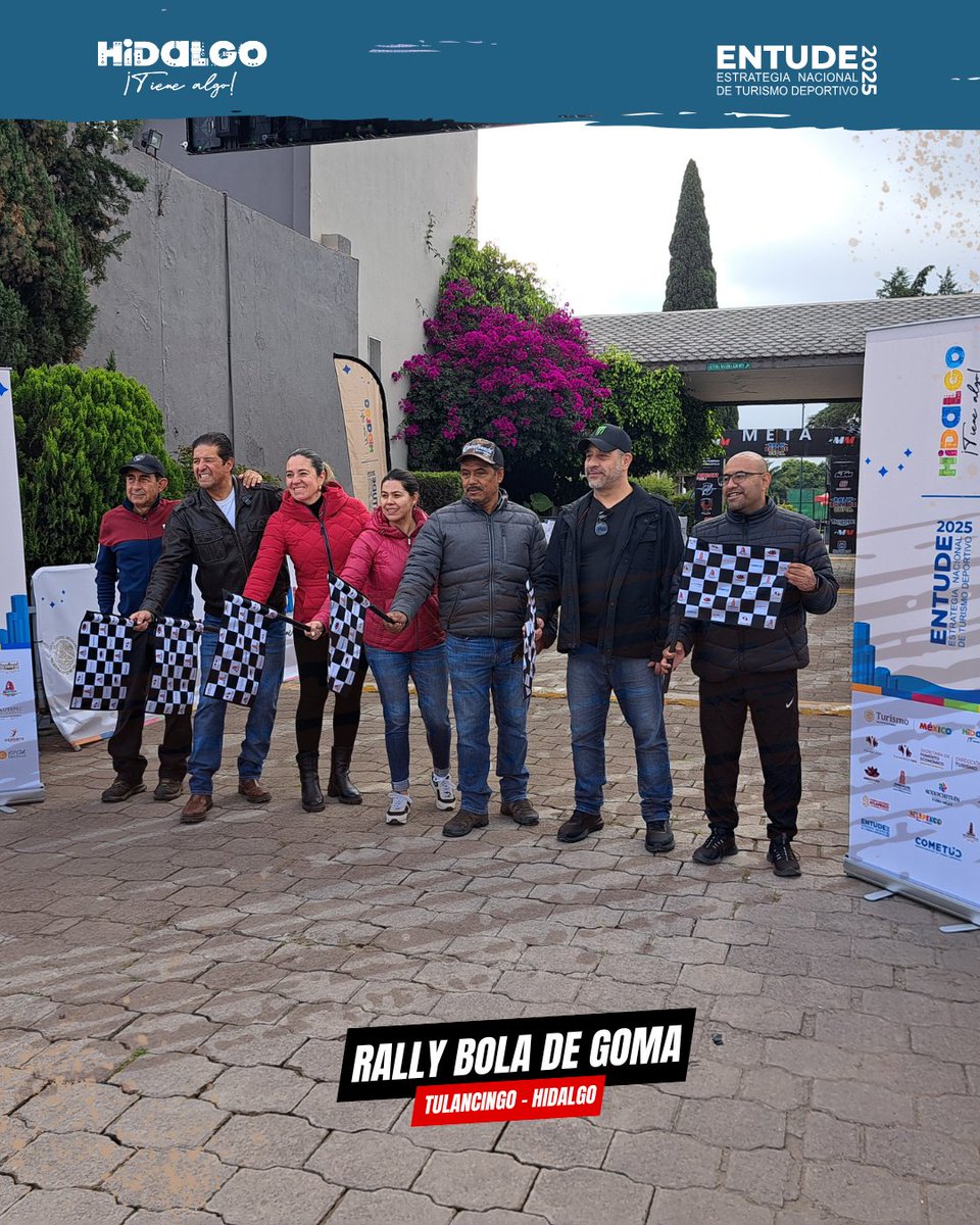 COMETUD's tweet image. Tulancingo vivió la emoción del Rally Bola de Goma 2025, un evento que impulsa el turismo deportivo en Hidalgo y pone al deporte en movimiento. 💪