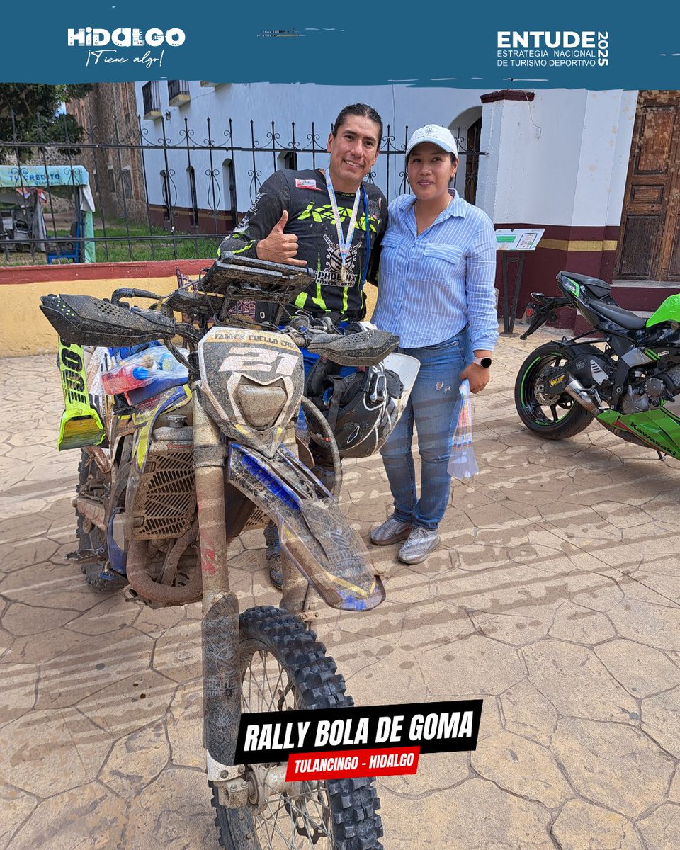 COMETUD's tweet image. Tulancingo vivió la emoción del Rally Bola de Goma 2025, un evento que impulsa el turismo deportivo en Hidalgo y pone al deporte en movimiento. 💪